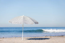 Load image into Gallery viewer, Brush Stripe Beach Umbrella Black