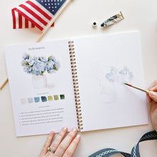 Load image into Gallery viewer, Americana watercolor workbook