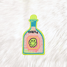 Load image into Gallery viewer, Tequila Smiley Bottle Embroidery Iron On Patch