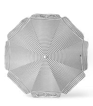 Load image into Gallery viewer, Brush Stripe Beach Umbrella Black