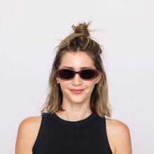Load image into Gallery viewer, Scarlet by Jaxy - Vintage Polarized Oval Cat-Eye Sunglasses