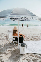 Load image into Gallery viewer, Brush Stripe Beach Umbrella Blue