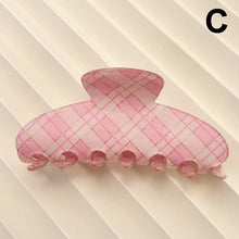 Load image into Gallery viewer, Pastel Plaid & Gingham Hair Claw Clip | 40H1194