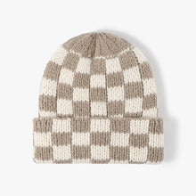 Load image into Gallery viewer, CHECKER SOFT PLUSH BEANIE HAT | 40BN917