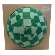 Load image into Gallery viewer, Local Beach Checker Beach & Water Soccer Size 5 Green/Blue