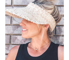 Load image into Gallery viewer, Playa Straw Visor