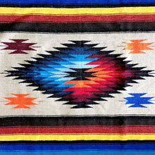 Load image into Gallery viewer, Aztec Mexican Diamond Blanket | Beige Tan Khaki Throw