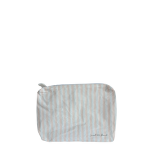 Load image into Gallery viewer, Blush Pink Stripe Water Resistant Pouch