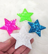Load image into Gallery viewer, Star Sequin Iron On Patch