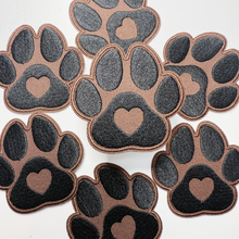 Load image into Gallery viewer, 2.5" Paw Print - Embroidered Hat Patch