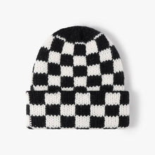 Load image into Gallery viewer, CHECKER SOFT PLUSH BEANIE HAT | 40BN917