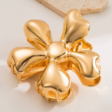 Load image into Gallery viewer, Floral Metal Geometric Hair Claw Clip – Chic Style_CWAHA6182