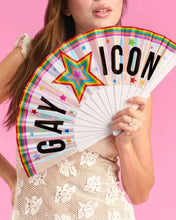 Load image into Gallery viewer, Pride Gay Icon Fan | rainbow, parade, festival