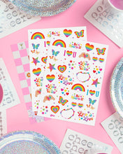 Load image into Gallery viewer, Pride Rainbow Tattoos | LGBTQ, festival, party favors