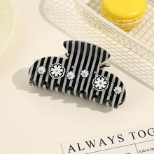 Load image into Gallery viewer, Stripes Gingham Floral Hair Claw Clip | 40H1106