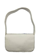 Load image into Gallery viewer, Blue Floral Single Sided Shoulder Bag