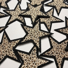Load image into Gallery viewer, 2" Star in Animal Print - Embroidered Hat Patch