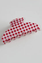 Load image into Gallery viewer, JUMBO STRIPE PLAID OVAL HAIR CLAW CLIPS | 40H1020
