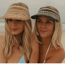 Load image into Gallery viewer, Stripe Woven Playa Visor