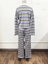 Load image into Gallery viewer, Striped Polo Lounge Set