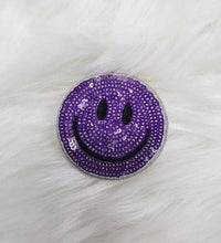 Load image into Gallery viewer, Sequin Smile Face Iron On Patch