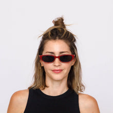 Load image into Gallery viewer, Dynasty - Retro Slim Polarized Cat-Eye Sunglasses