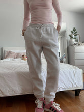 Load image into Gallery viewer, Pearl Grey Basic Blank Jogger Sweatpants