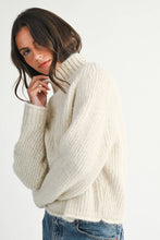 Load image into Gallery viewer, 3483IK Soft Brushed Mock Neck Sweater