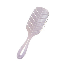Load image into Gallery viewer, LEAF JELLY COLOR HOLLOW QUICK DRY HAIR COMB_CWAHA1881