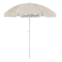 Load image into Gallery viewer, Sand Checker Beach Umbrella