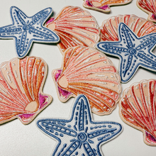 Load image into Gallery viewer, 2" Shell - Embroidered Hat Patch