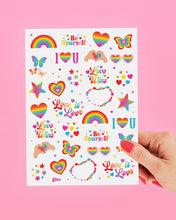 Load image into Gallery viewer, Pride Rainbow Tattoos | LGBTQ, festival, party favors