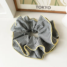Load image into Gallery viewer, NICHE RETRO PLAID RUFFLED HAIR RING HAIR ROPE_CWAHA1352