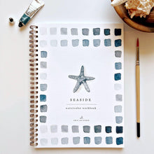 Load image into Gallery viewer, Seaside watercolor workbook