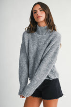 Load image into Gallery viewer, 3483IK Soft Brushed Mock Neck Sweater