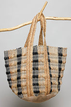 Load image into Gallery viewer, Handwoven Earthy Tone Textured Bohemian Casual Tote Bags