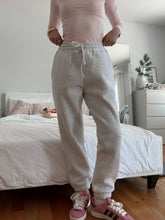 Load image into Gallery viewer, Pearl Grey Basic Blank Jogger Sweatpants