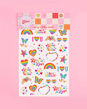 Load image into Gallery viewer, Pride Rainbow Tattoos | LGBTQ, festival, party favors