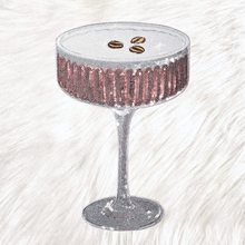 Load image into Gallery viewer, Expresso Martini Sequin Large Iron On Patch