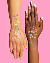 Load image into Gallery viewer, Wildflower Temporary Tattoos - garden, easter, pastel spring