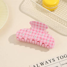 Load image into Gallery viewer, Stripes Gingham Floral Hair Claw Clip | 40H1106