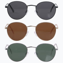 Load image into Gallery viewer, Raven - Retro Polarized Round Sunglasses for Women & Men