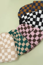 Load image into Gallery viewer, CHECKER SOFT PLUSH BEANIE HAT | 40BN917