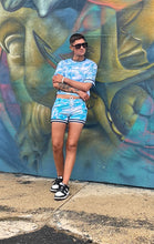Load image into Gallery viewer, CTS WATERMARBLE SWIM TO GYM SHORT- BLUE
