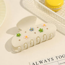 Load image into Gallery viewer, Stripes Gingham Floral Hair Claw Clip | 40H1106