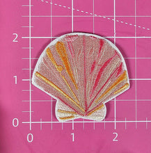 Load image into Gallery viewer, Seashells Ocean Beach Pink Embroidery Iron On Patch