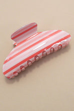 Load image into Gallery viewer, JUMBO STRIPE PLAID OVAL HAIR CLAW CLIPS | 40H1069