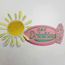 Load image into Gallery viewer, 2" Small Glitter SURF board - Embroidered Hat Patch