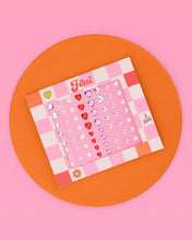 Load image into Gallery viewer, Purple and Red Heart and Star Face Gems | Bachelorette Party