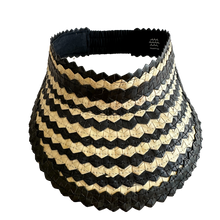 Load image into Gallery viewer, Stripe Woven Playa Visor